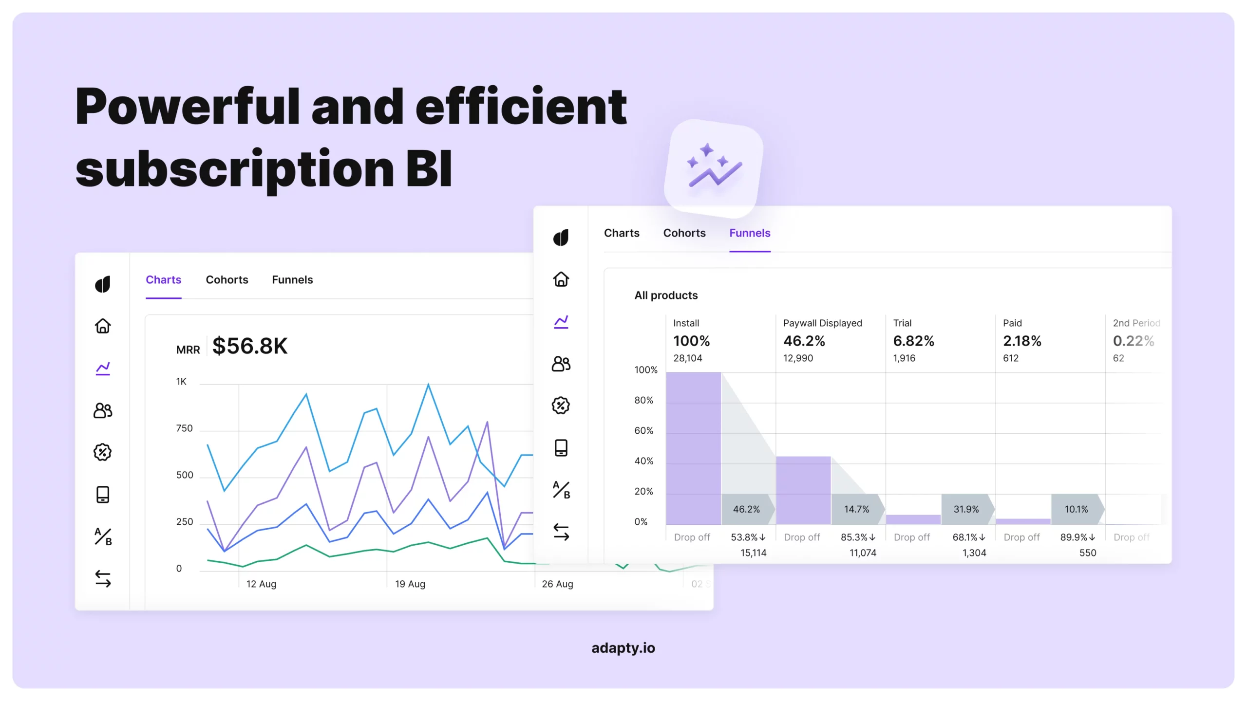 Powerful and efficient subscription BI